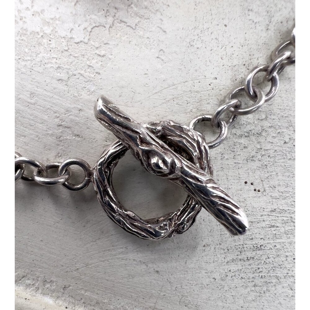 Whitney Kelly Sterling Silver Jade Flowers & Pearl Accents Necklace - Picture 8 of 14